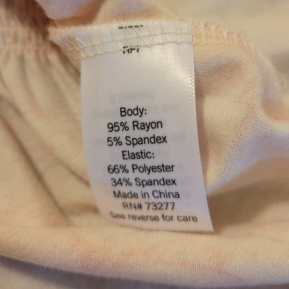 NEW SO 90s Cami Slip Top Peach Floral Print Ruffle Smocked Junior's Size 2XL - Picture 8 of 10